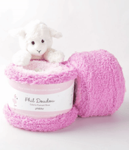 Cargar imagen en el visor de la galería, KIT CHAL LANA BEBE RIZO CON OSO