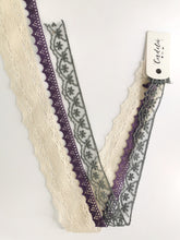 Cargar imagen en el visor de la galería, Retazos Cintas - Puntilla - Tul
