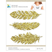 Cargar imagen en el visor de la galería, APLICACIÓN 3 PLUMAS PEGA CON PLANCHA 
