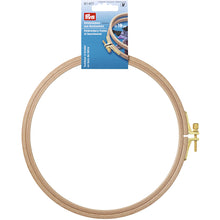 Cargar imagen en el visor de la galería, BASTIDOR BORDADO HAYA, TORNILLO AJUSTABLE 19 CM
