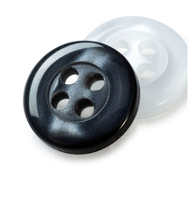 Cargar imagen en el visor de la galería, MIX BOTONES CAMISA BLANCO Y NEGRO
