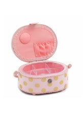Cargar imagen en el visor de la galería, COSTURERO OVAL S ROSADO Y ORO
