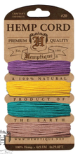 Cargar imagen en el visor de la galería, CORDON HEMP 1MM 46
