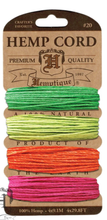 Cargar imagen en el visor de la galería, CORDON HEMP NEON 1MM 7
