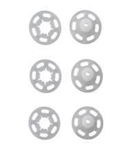 Cargar imagen en el visor de la galería, BROCHES DE PRESION PLASTICO TRANSPARENTES 
